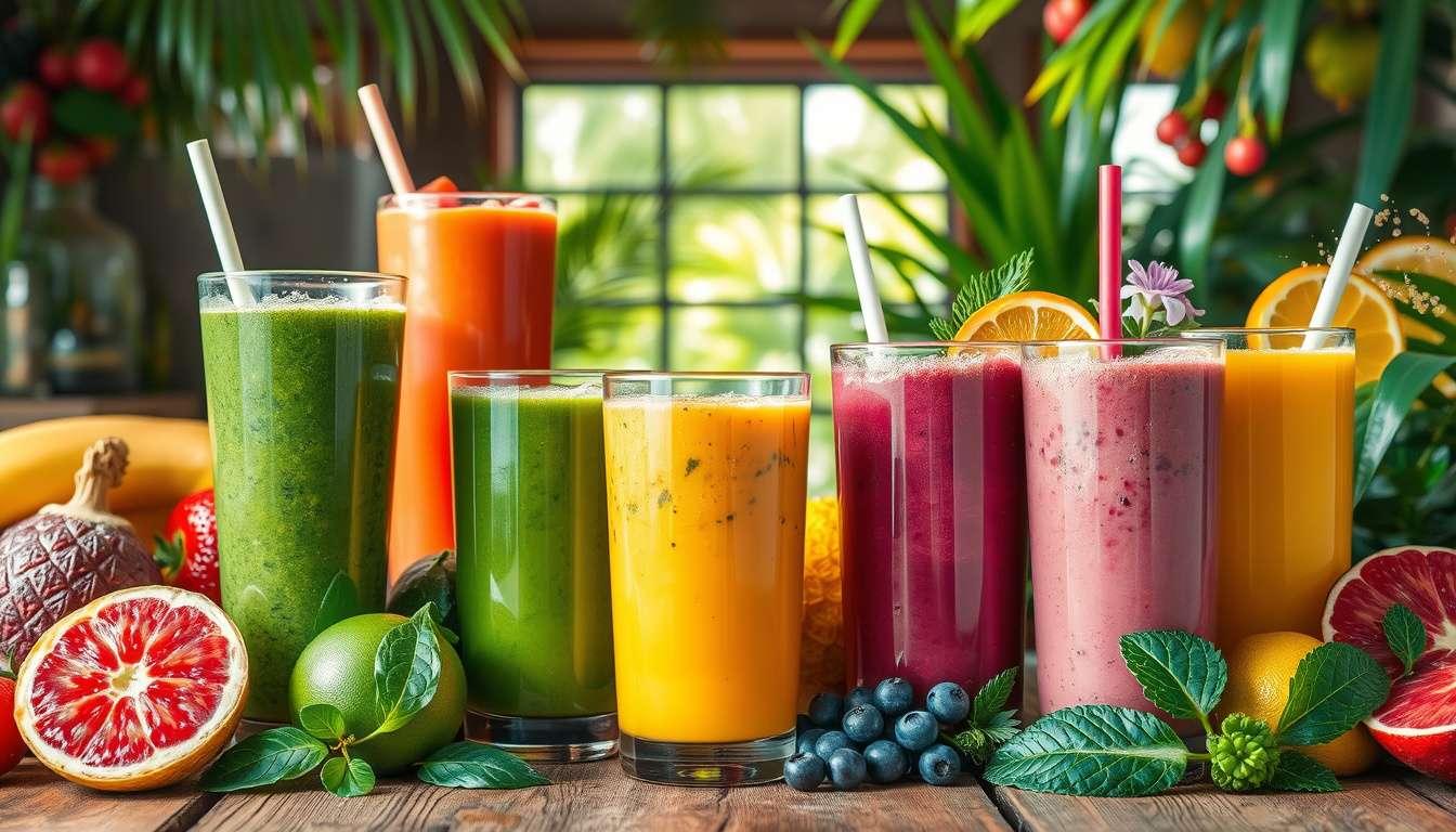 Smoothies e Sucos Naturais: Bebidas Saudáveis para Qualquer Hora