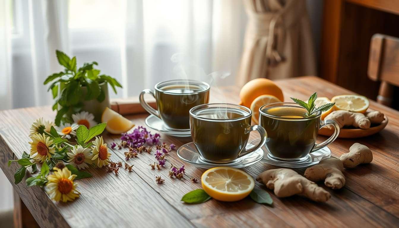 Receitas de Chás Funcionais para Melhorar o Bem-Estar